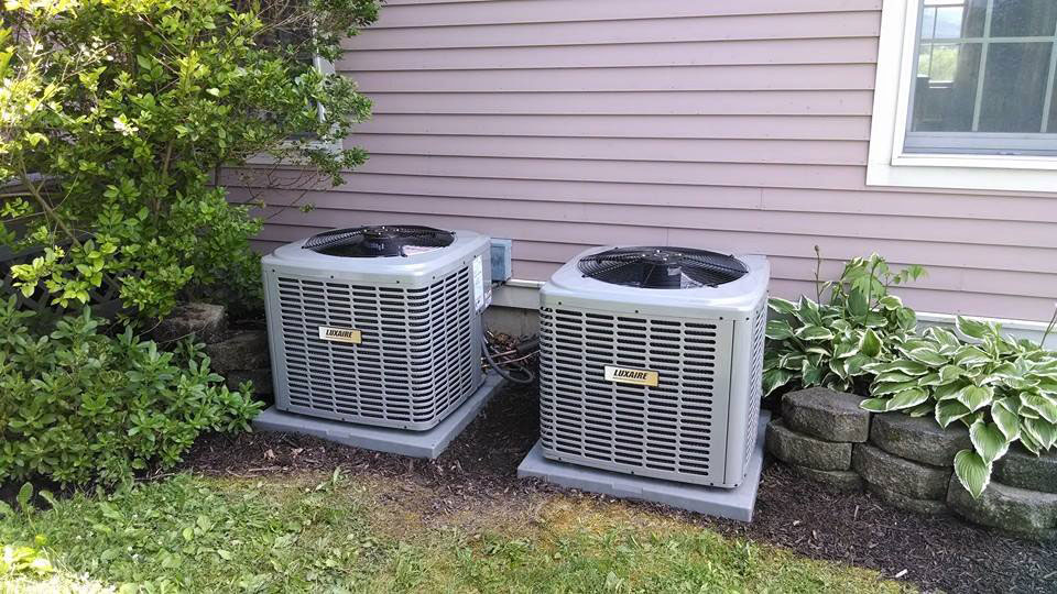 Luxaire Air Conditioning Units Installed by Osburn Mechanical, Elmira NY