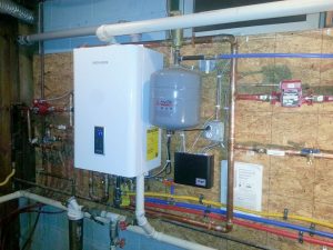 Navien Tankless Water Heater Installation by Osburn Mechanical, Elmira NY